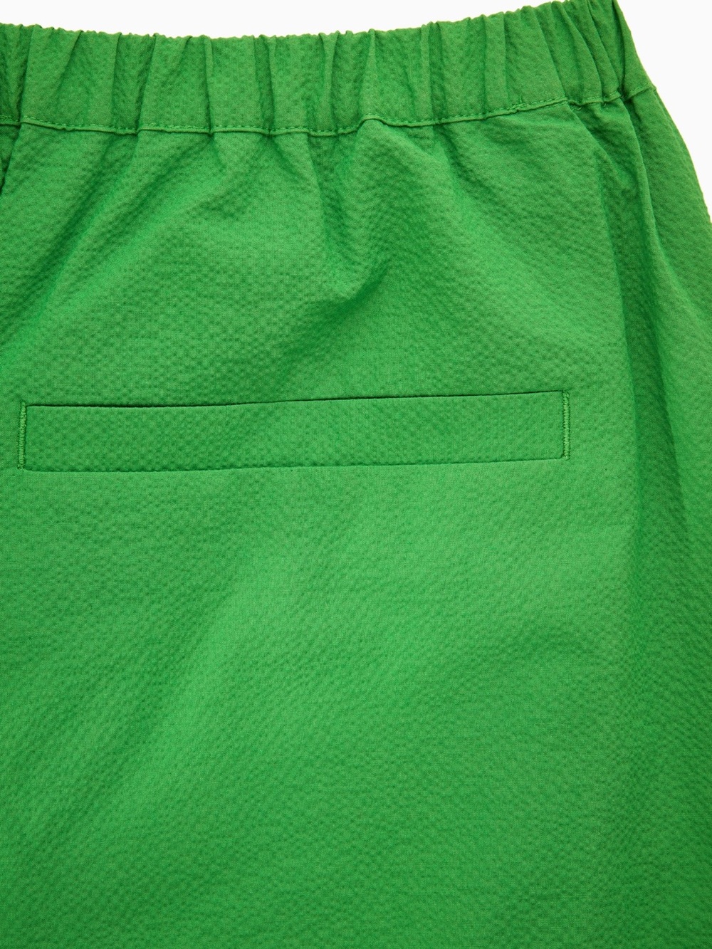 COS Green Elasticated Wide-Leg Bermuda Shorts / Culottes - Size 4 - Picture 2 of 11
